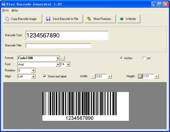 free barcode download for excel